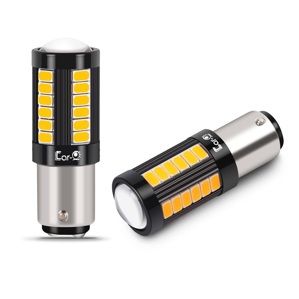 2357-1157-LED-Bulbs-1034-NA-198-Amber-Yellow-Turn-Signal-Lights-lamp