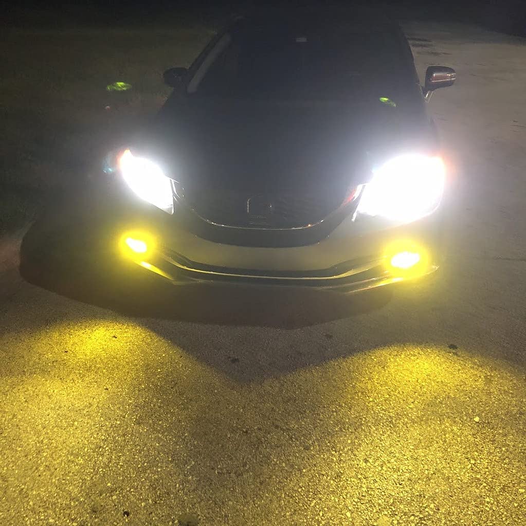 2504-psx24w-LED-fog-lights-bulb-3000k-amber-yellow-3k-3200k-9140-lamp
