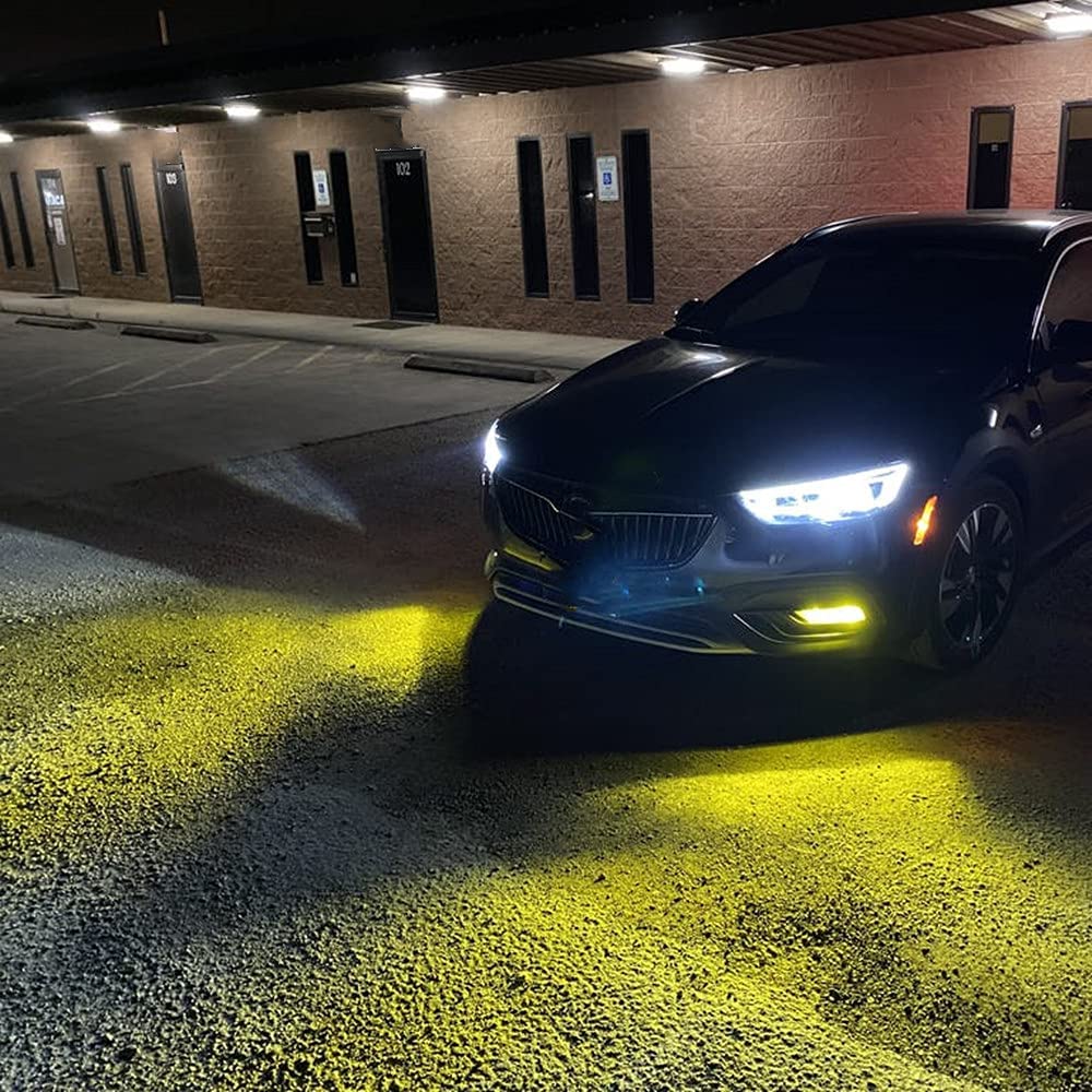 2504-psx24w-super-bright-LED-fog-lights-bulb-3000k-yellow-osram-halogen-lamp