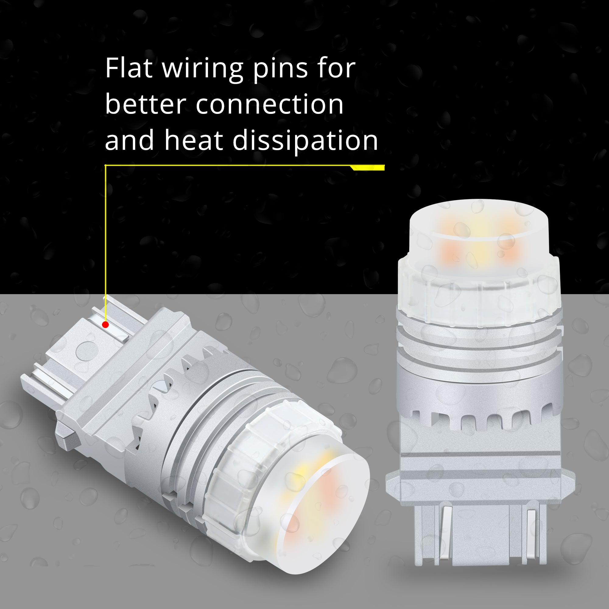 Find NEW 3157 SUPER BRIGHT WHITE 45X 3528 SMD LED FRONT TURN SIGNAL LIGHT BULB DC 12V In Mira - Foto 11