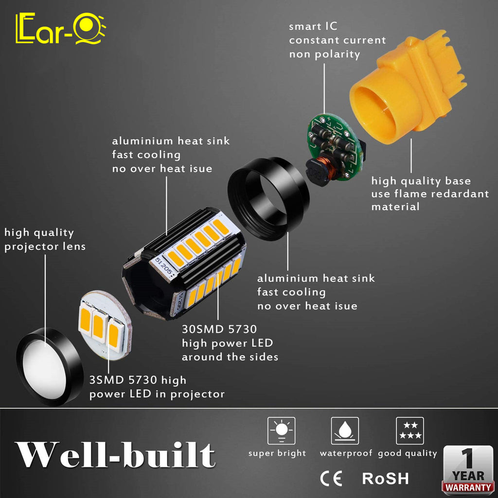 3157NA-4157NAK-LED-Bulbs-Amber-Yellow-Turn-Signal-Lights-3457-NA-3157