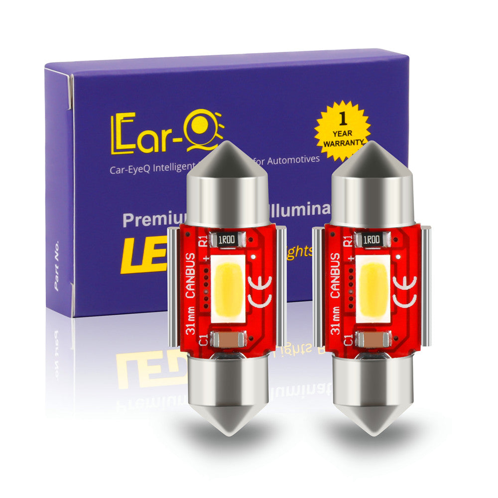 4pcs CANBUS AUXITO 31MM Festoon DE3175 Map/Dome LED Interior Light Bulbs 6000K E - Foto 5