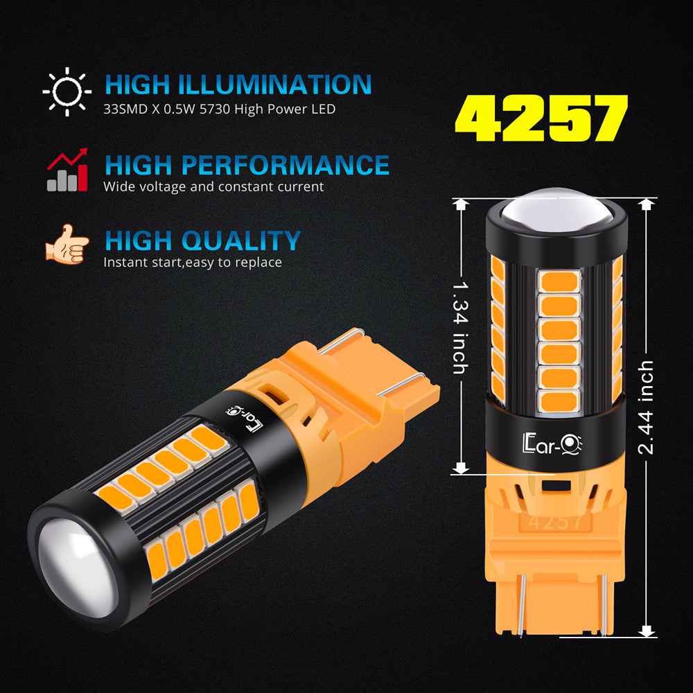 4257-4257na-led-bulb-orange-ford-f-150-turn-signal-lights-amber-yellow