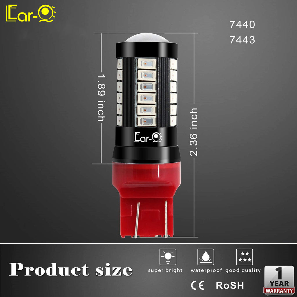 Strobe T20 7440 7441 992 W21W Super Bright Red 80W LED Bulb Brake Light Strobe T20 7440 7441 992 W21W Super Bright Red 80W LED Bulb Brake Light