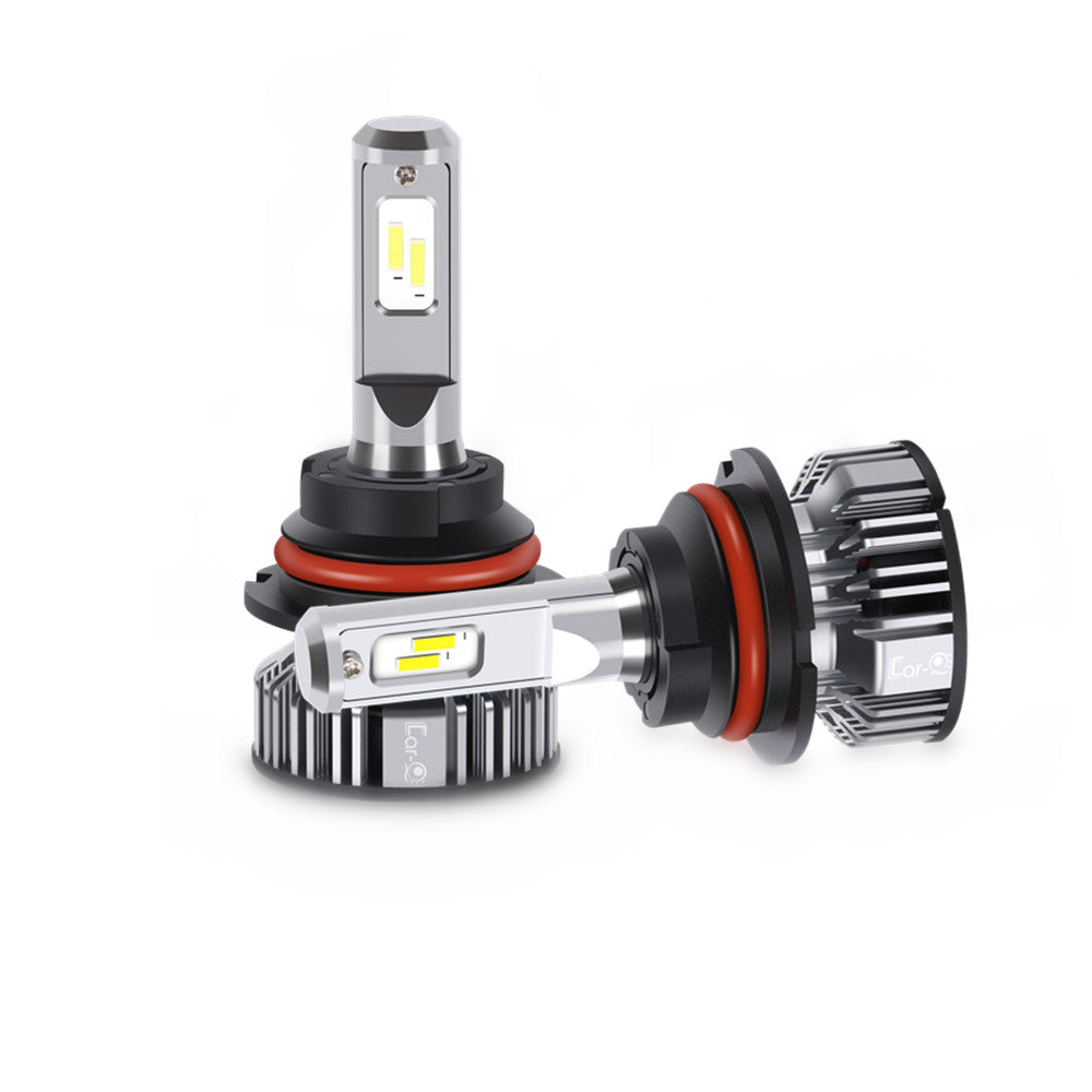 SOCAL-LED 9007/HB5 LED Headlight Kit – 80W 8000LM, 6000K Crystal White, 4-Sided, 2 Bulbs