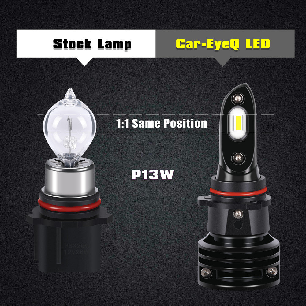 P13w Led 12277 P13W LED Bulbs DRL Daytime Running, Fog Lights, 6000K Xenon Whit ...